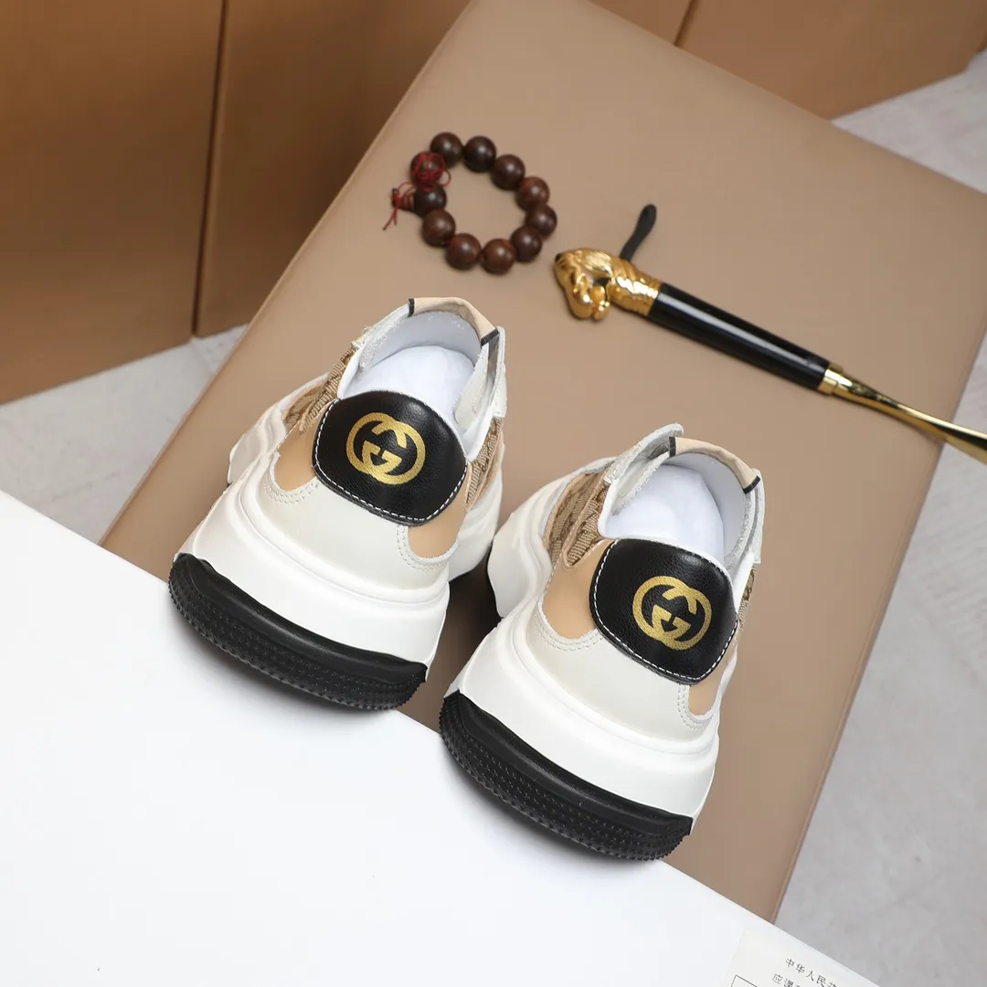 Men's shoes💰440 GUCCI🔍🔍2023 latest model On sale at the same time at the counter, original calfskin imported from Italy, genuine leather lining, (high-end, luxury, and class) exquisite workmanship, soles: original soles specially provided by the original factory, ⚠Exclusive double-layer movable molded soles are super comfortable⚠, real photos🎬The real ones are better🔍🔍"High quality·Follow the order" code number 38-44